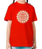 Детская футболка Солнце древний символ (свет)