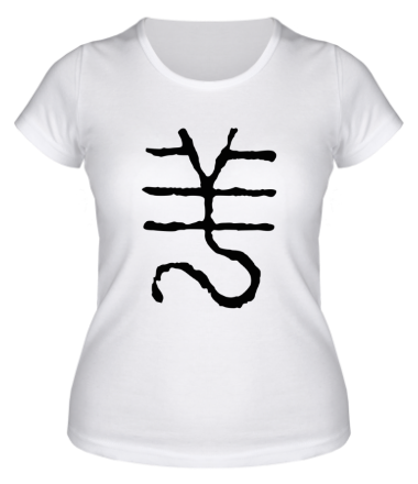 Женская футболка Китайский символ года овцы