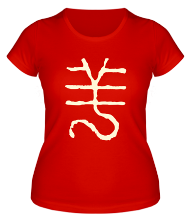 Женская футболка Китайский символ года овцы (свет)