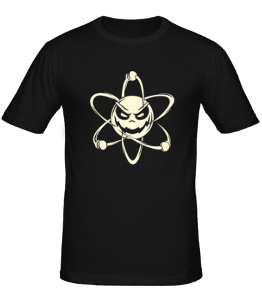 Мужская футболка Злой атом (свет)