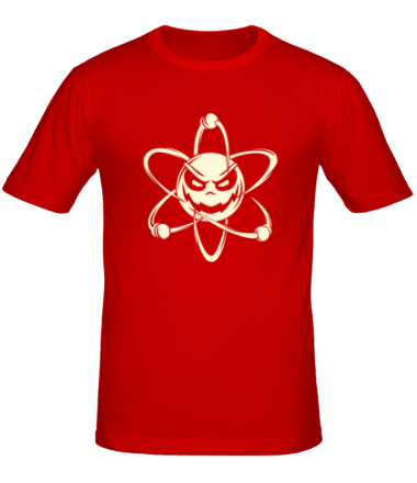 Мужская футболка Злой атом (свет)