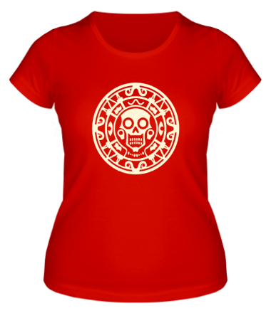 Женская футболка Ацтекский узор (свет)