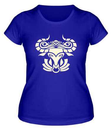 Женская футболка Символ быка (свет)