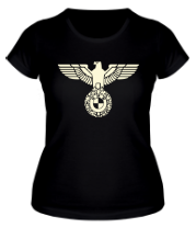 Женская футболка Орел со знаком БМВ (свет)