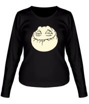 Женская футболка длинный рукав Peka smile (свет) фото