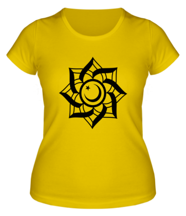 Женская футболка Полумесяц исламский символ