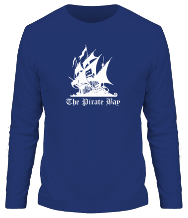 Мужская футболка длинный рукав The Pirate Bay