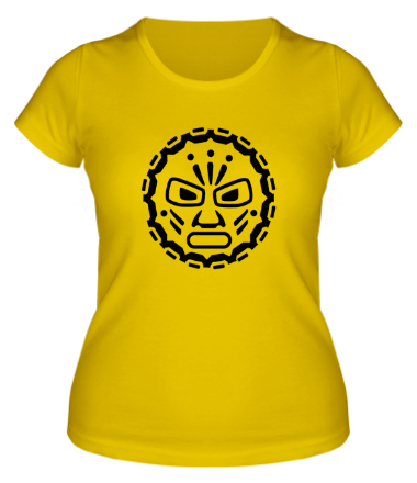 Женская футболка Маска индейских племен