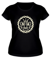 Женская футболка Маска индейских племен (свет) фото