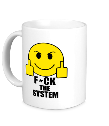 Кружка Fuck the system
