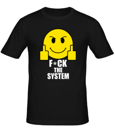 Мужская футболка Fuck the system