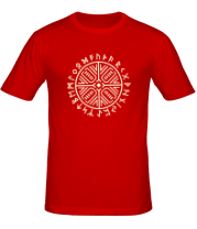 Мужская футболка Рунический круг (свет) фото