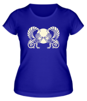 Женская футболка Гарпии орнамент (свет) фото
