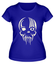 Женская футболка Ктулху череп (свет) фото
