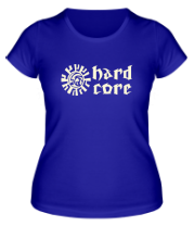 Женская футболка Hard core (свет) фото