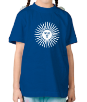 Детская футболка Солнечный диск фото