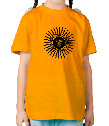 Детская футболка Солнечный диск