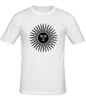 Мужская футболка Солнечный диск фото