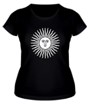 Женская футболка Солнечный диск