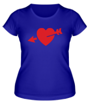 Женская футболка Сердце со стрелой фото