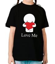 Детская футболка Love me фото