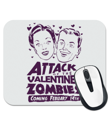 Коврик для мыши Attack of the Valentines Zombies