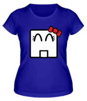 Женская футболка Квадратик (она) фото