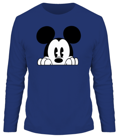 Мужская футболка длинный рукав Minnie And Mickey Mouse (Mickey)