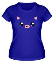 Женская футболка Свинка фото