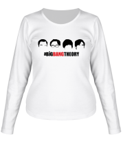 Женская футболка длинный рукав The Big Bang Theory (face) фото
