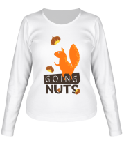 Женская футболка длинный рукав Going nuts фото