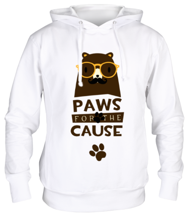 Толстовка худи Paws for the Cause