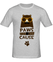 Мужская футболка Paws for the Cause фото