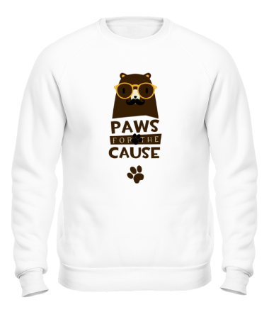 Толстовка без капюшона Paws for the Cause