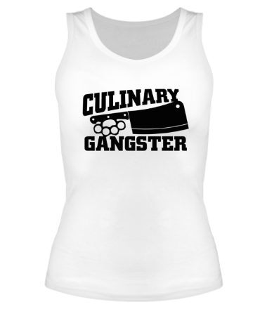 Женская майка борцовка Culinary gangster