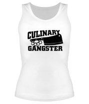 Женская майка борцовка Culinary gangster фото