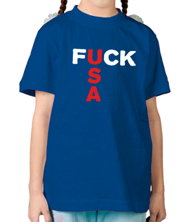 Детская футболка Fuck USA
