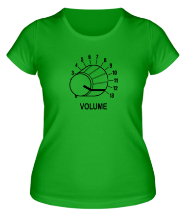 Женская футболка Volume - крутилка