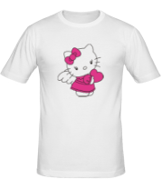 Мужская футболка Kitty-ангел