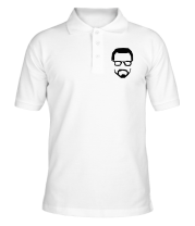 Мужская футболка поло Freeman (минимализм)  фото