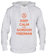 Толстовка худи Keep calm and Gordon Freeman фото