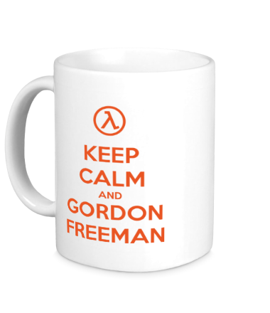 Кружка Keep calm and Gordon Freeman