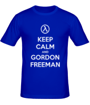 Мужская футболка Keep calm and Gordon Freeman фото