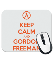 Коврик для мыши Keep calm and Gordon Freeman