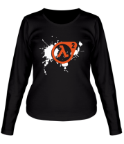 Женская футболка длинный рукав Half-Life 2 (logo) фото