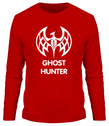 Мужская футболка длинный рукав Dark Elf Fighter - Ghost Hunter