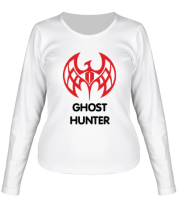 Женская футболка длинный рукав Dark Elf Fighter - Ghost Hunter