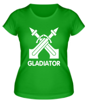 Женская футболка Human Fighter - Gladiator фото
