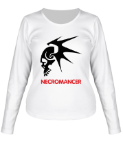 Женская футболка длинный рукав Human Mage - Necromancer фото