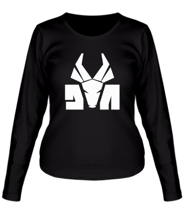 Женская футболка длинный рукав Die Antwoord logo